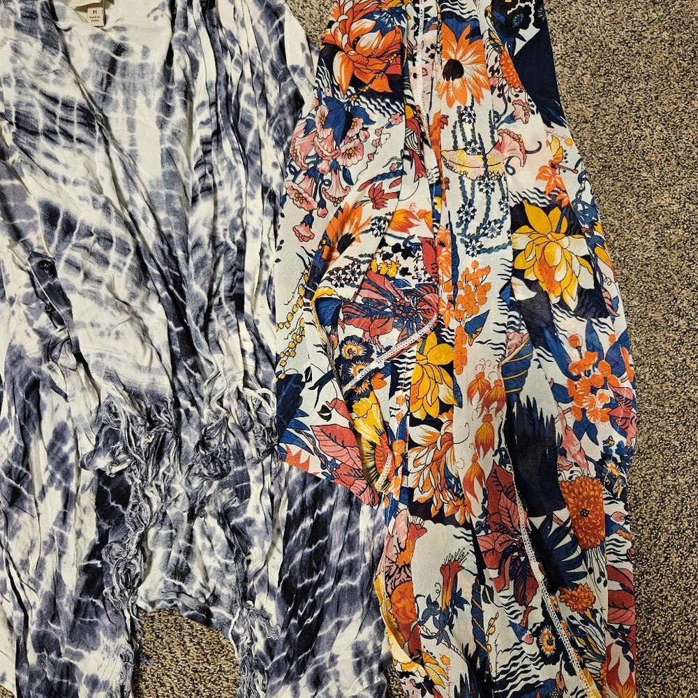 All Ladies Medium Lot: 3 Knox Rose cardigans/shrugs, 1 kimono. Comfy! - Picture 5 of 5